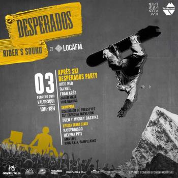 Todo listo para el Desperados Rider's Sound, el festival de la nieve en Valdesquí
